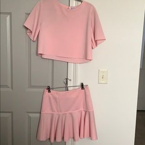 Toby heart ginger baby pink set